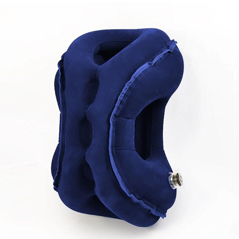 Inflatable Travel Pillow for Airplane Support Head Inflatable Pillow Neck Pillow
