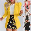 Europäische und amerikanische Damenmode: 2025 Frühling/Herbst Druck Faltenärmel Rock Anzug