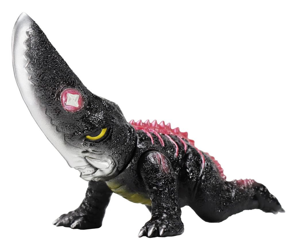 Character Content Production Medium Size Series Gamera Guiron Retro Black Approximately 100mm PVC Soft Vinyl Figure (Ccp) [4th Edition] Ver.
