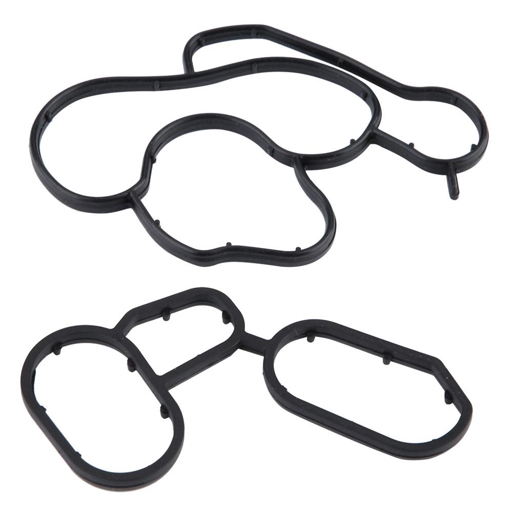 

2PCS Oil Cooler Filter Housing Stand Gasket Seal Ring 11427508971 11427508970 for BMW