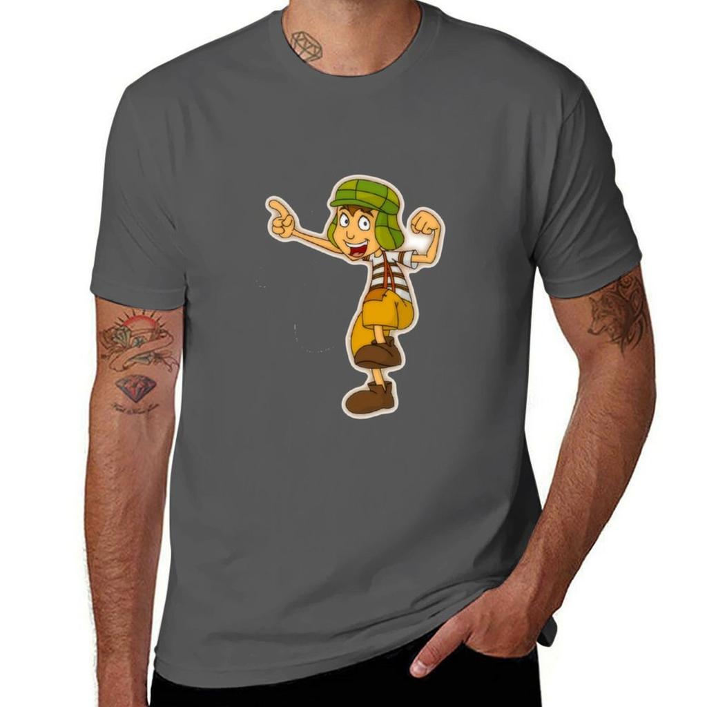 Chavo Del Ocho Karikatur T-Shirt Übergröße Street Style T-Shirt