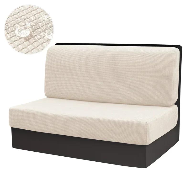 

Water Repellent RV Covers Polar Fleece Stretch RV Dinette Cushion Cover Sofa Covers Bench Backrest Cover RV Camper Car 2Pcs/Set 1 Set