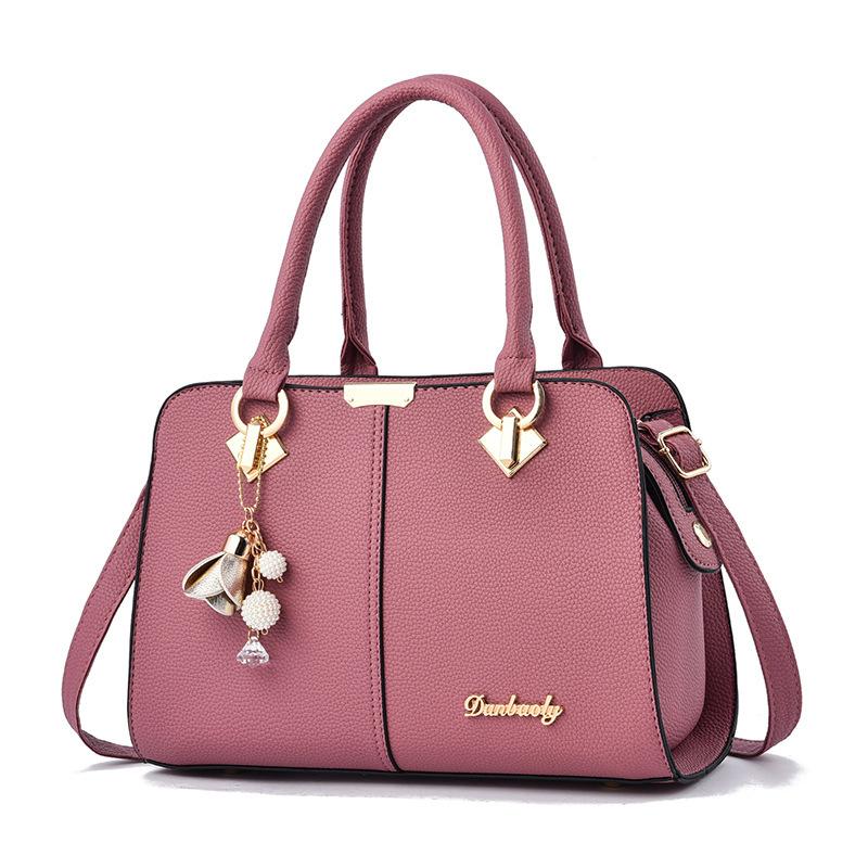 New bag temperament women's bag retro European and American large-capacity handbag women's bag shoulder bag messenger bag bags