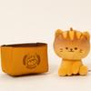 Mini Cute Bread Kitten Plush Toy with Small Box Kawaii Chef Cat Soft Doll Dessert Shop Decoration Adorable Gift