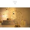 Christmas decorative lights, iron moon indoor ornaments, night lights, birthday gift styling lights