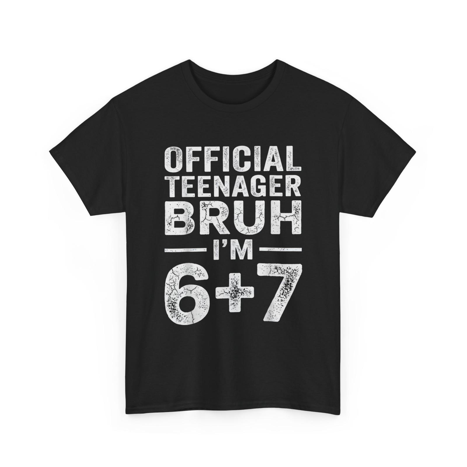 13th Birthday Boys Shirt, Official Teenager Six Seven Meme Birthday T-Shirt S