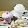Multipurpose Sturdy Silicone Mushroom Candle Holder Mold Set Portable for Resin Plaster Craft Supplies Assorted Sizes
