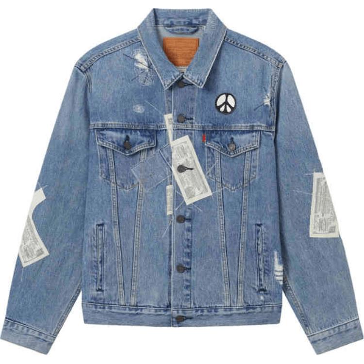 Levi s The Trucker Denim Jacket Medium Wash Blue Men 72334-0729 S
