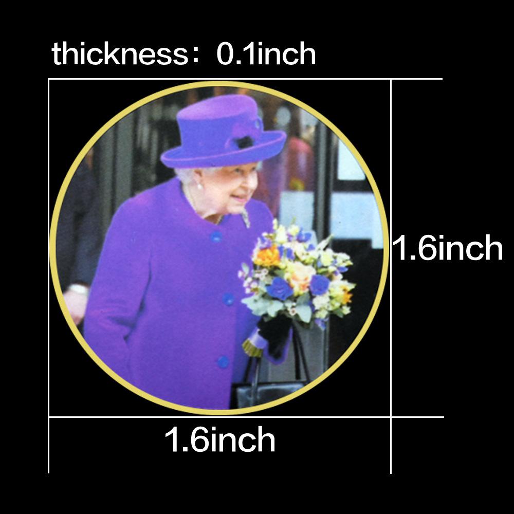 Queen of England, Elizabeth II, Metal Commemorative Coins, 5 Styles, Classic Challenge Coins, Essential Collection for Fans