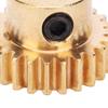 4301-0006-0024 24 Teeth Sprocket Brass 6mm D-Bore MOD 0.8 Gear Industrial Robot Spare Parts