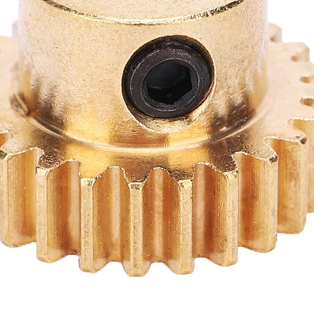4301-0006-0024 24 Teeth Sprocket Brass 6mm D-Bore MOD 0.8 Gear Industrial Robot Spare Parts