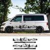 4 unids/lote pegatinas de coche autocaravana furgoneta para Volkswagen VW Transporter T4 T5 T6 Multivan Caravelle accesorios de calcomanías DIY