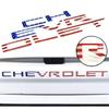 Tailgate ABS erts Letters Fit Suitable for Chevrolet Silverado 3D Raised Strong Adhesive Decals Letters Tailgate Emblems
