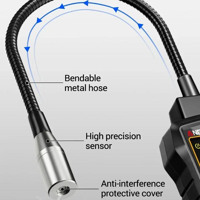 ANENG GN807 Combustible Gas Detector Gas Leakage Tester 50~10000PPM Car Air Conditioner AC Freon Halogen Household NaturalGas Leak Detector with Alarm