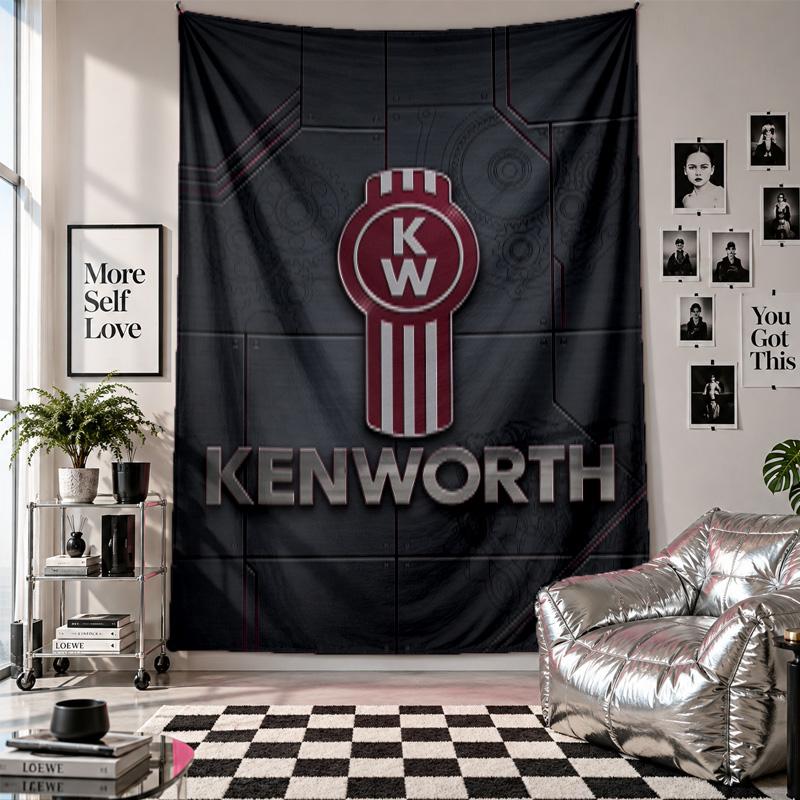 Kenworth Wall Tapestry Home Decor Wall Hanging Cloth for Bedroom Living Room Background