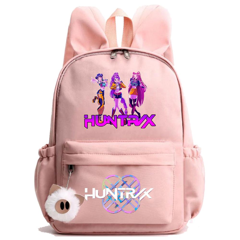 

Anime Cartoon K-Pop Demon Hunters Printed Backpack for Teenger Children Student Schoolbag Girl Kid Gift Women Large Capacity Waterproof Travel Bag