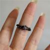 Kpop Gothic Y2K Kpop Irregular Punk Vintage Heart Star Cross Ring For Women Men Party Grunge 90s EMO Jewelry Accessories Gift
