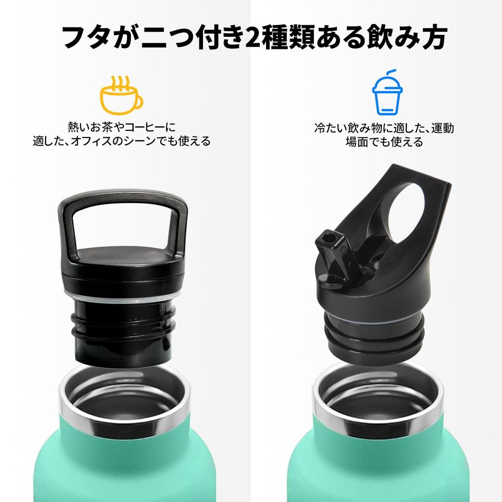 Eliciya Stainless Steel Thermos 1 Vacuum Keeps Drinks Hot or Wide Mouth for Easy Ice and Drink Straw Carbonated Drink Cloth Bag Lightweight and
