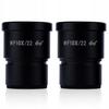Rosfix Set of 2× WF10X/22 Eyepieces – Wide-Angle Eyepieces for Stereoscopic Microscope | 10× Magnification | 22 Mm Field of View | Glass Optics