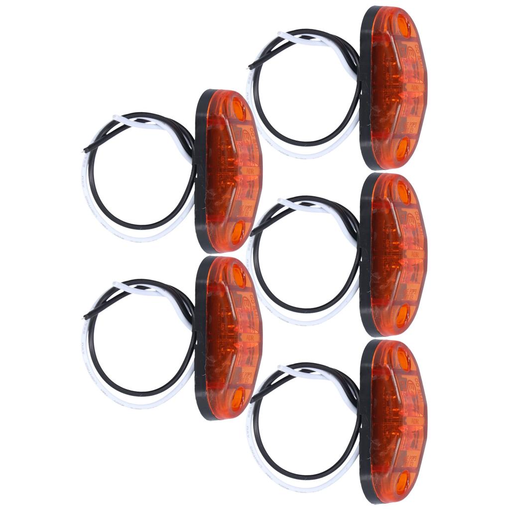 5 Pcs Trailer Marker Lights Durable Anticorrosion Good Tightness LED Car Truck Trailer for Clearance Lamp
