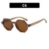 Polygon Retro Cat Eye Sunglasses Women Men High End Trend Sun Glasses Seaside Party Driving Glasses