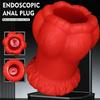 Transparent Hollow Butt Plug, Extra Large Silicone Anal Tunnel, Couples Sex Toys for Beginners to Advanced