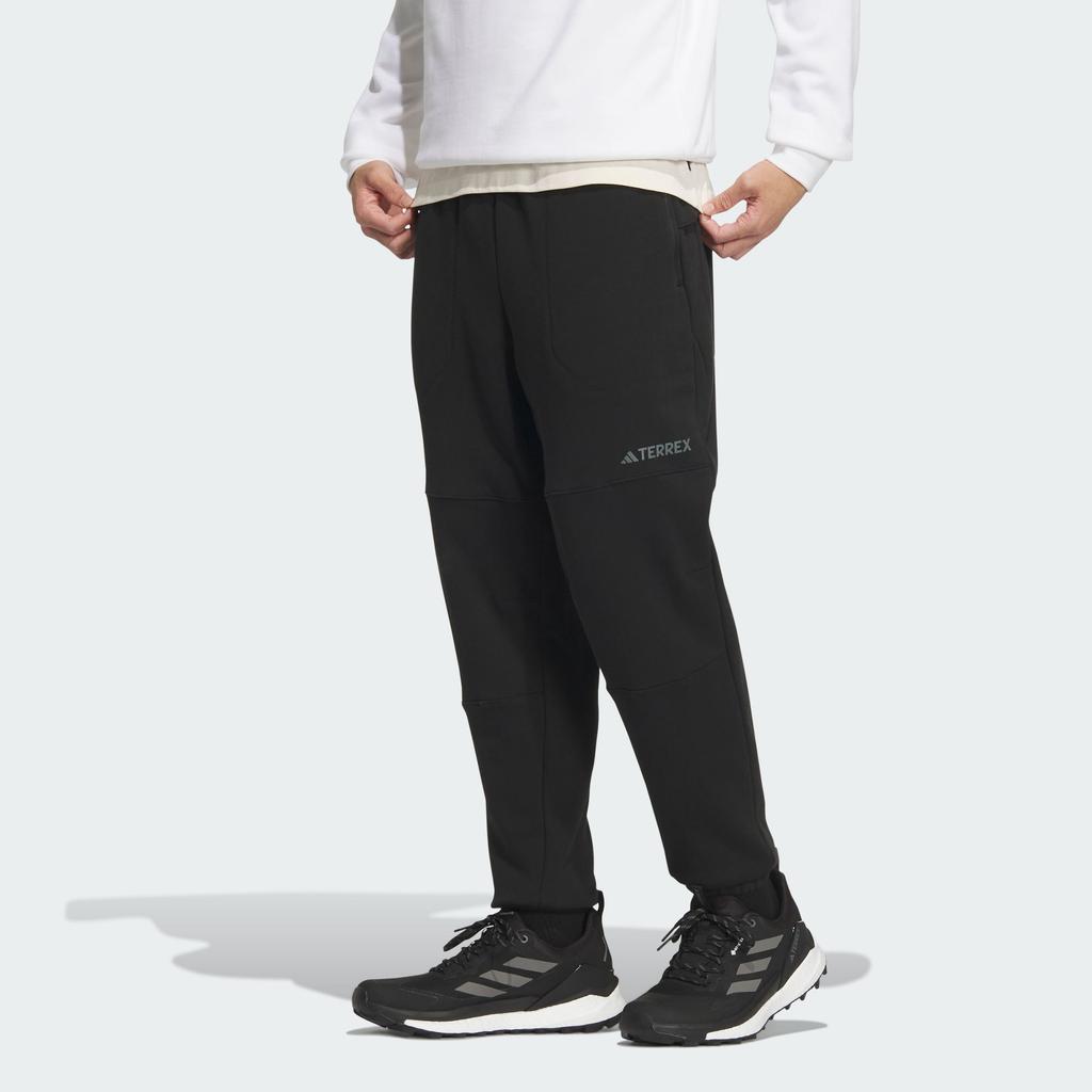 Adidas French Terry Sweat Trousers Men Bottoms Black IW3908