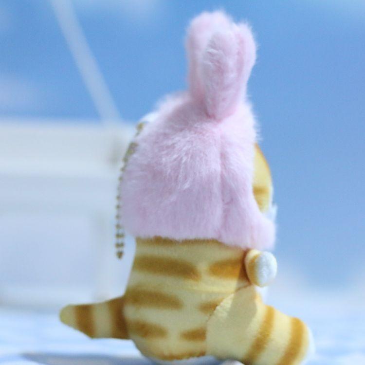 Plush Cute Adorable Cat Keychain Cartoon Stuffed Animal Pendant For Bags Accessories And