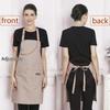 New Barber Apron Bib Accessories Women Men Barbecue Tools Kitchen Household Apron Chef Waiter Coffee Shop Waiter Apron