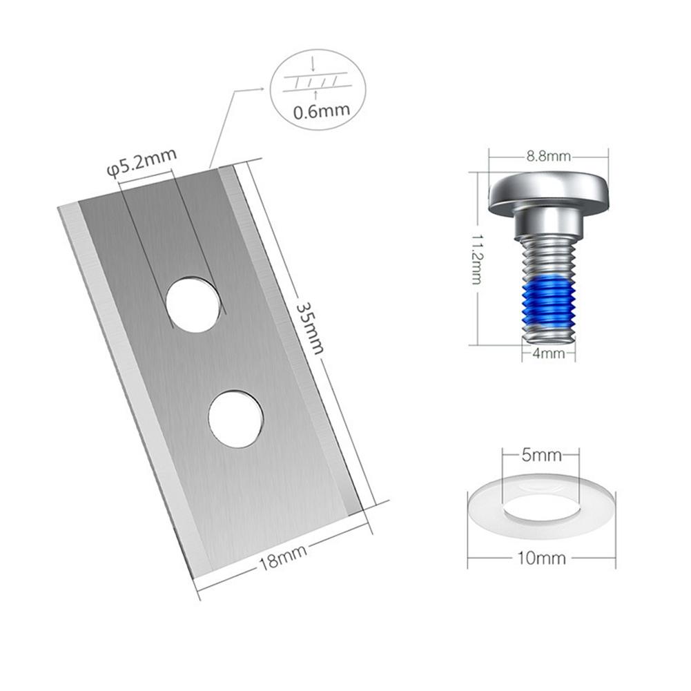 Lawn Mower Blades Head Replacement Heavy Duty Universal Robot Lawn Mower Accessories For Mammotion Luba Yuka  24/30/36pcs