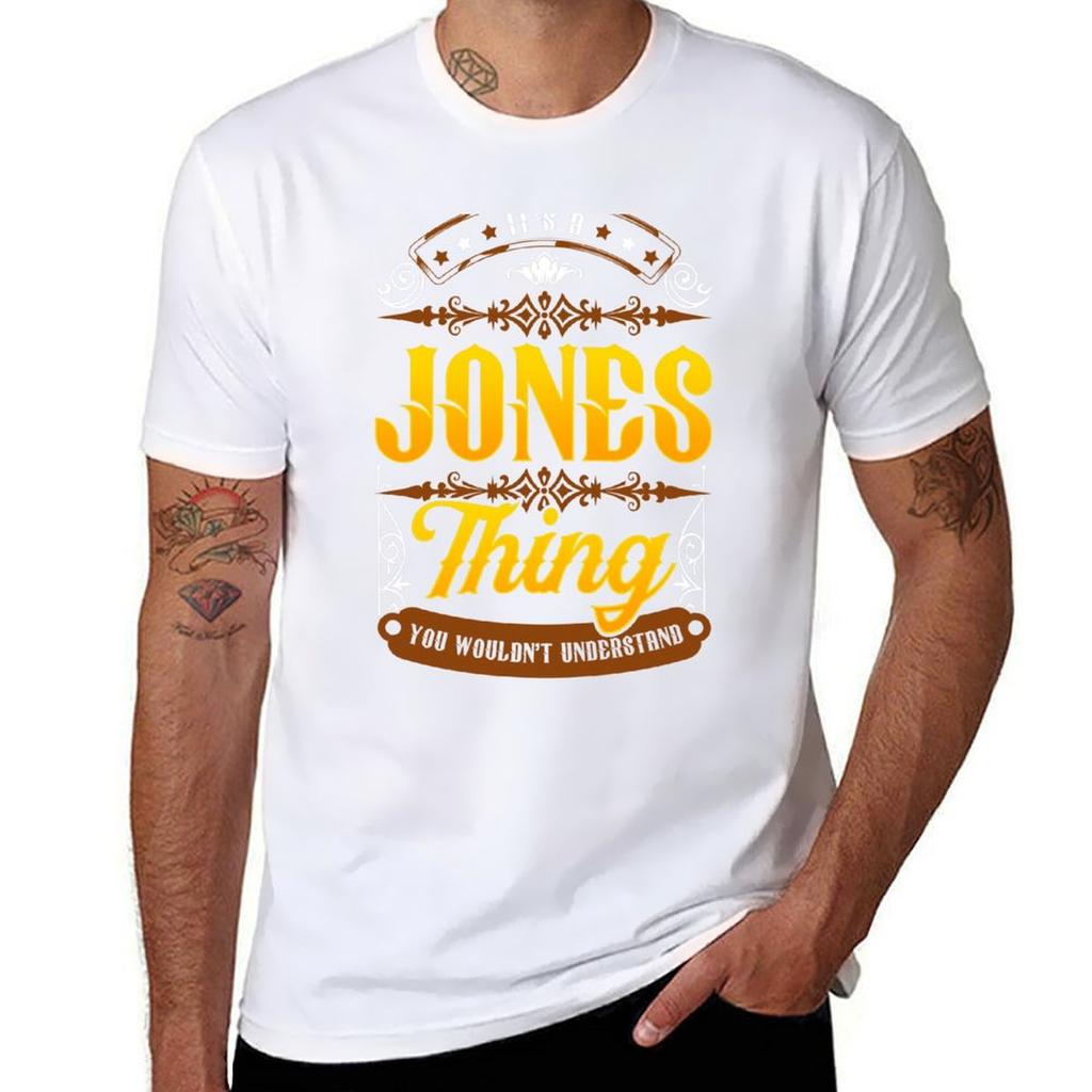 Jones Family Its A Jones Thing You Wouldnt Understand It Tshirt Retro Style Print Casual Top