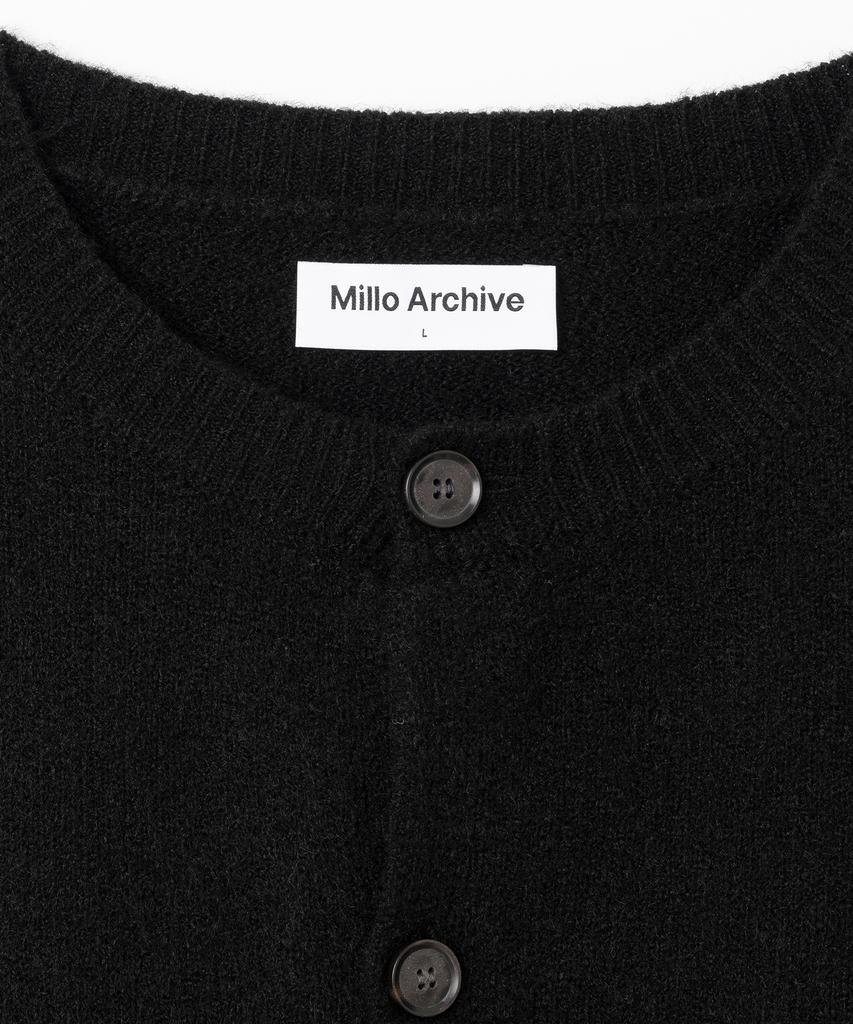 Millo Archive Crop Move Cardigan [Black] (B Type)