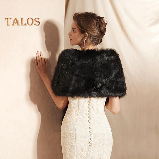 Kleid Schal Weich Strukturiert Plüsch Warm Schal Abendkleid Cheongsam Weiß Plüsch Herbst Winter Schal Wrap