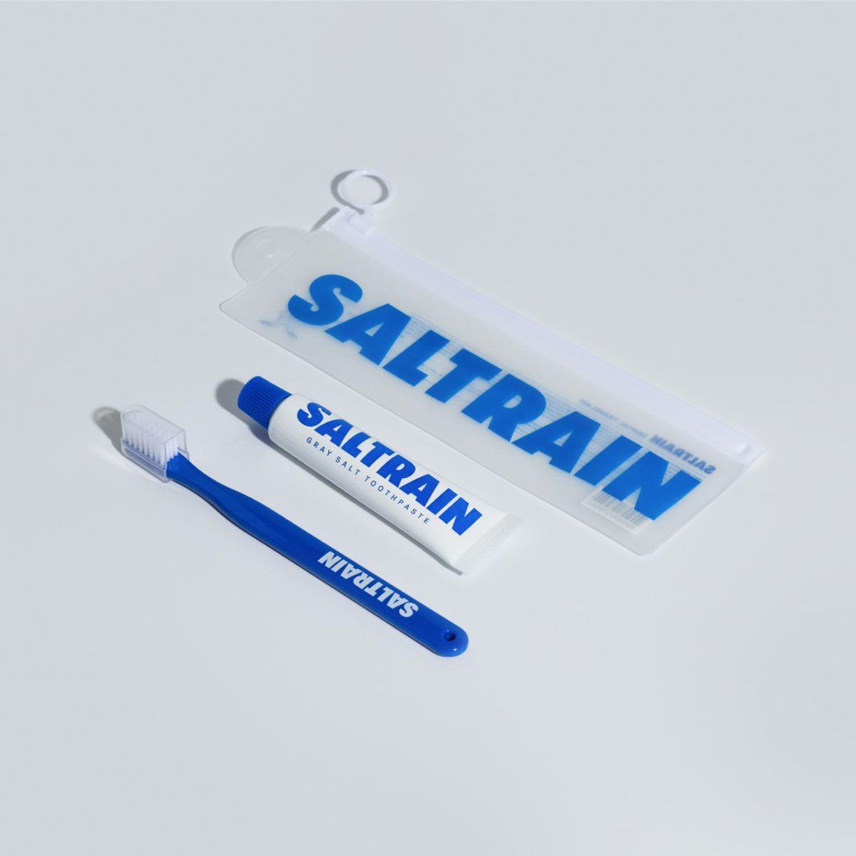 Travel Kit Blue (1 tube of toothpaste + 1 toothbrush)