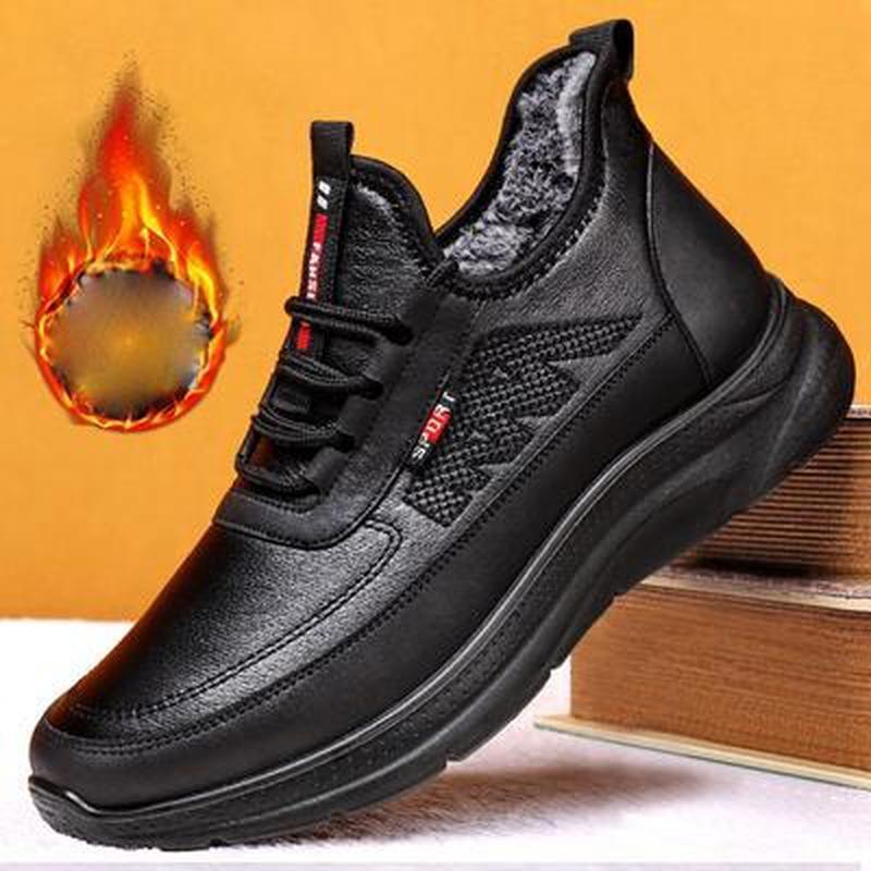 

Новые осенние и зимние мужские высокие сапоги, бархатные повседневные теплые зимние ботинки для пар, нескользящие кроссовки с мягкой подкладкой