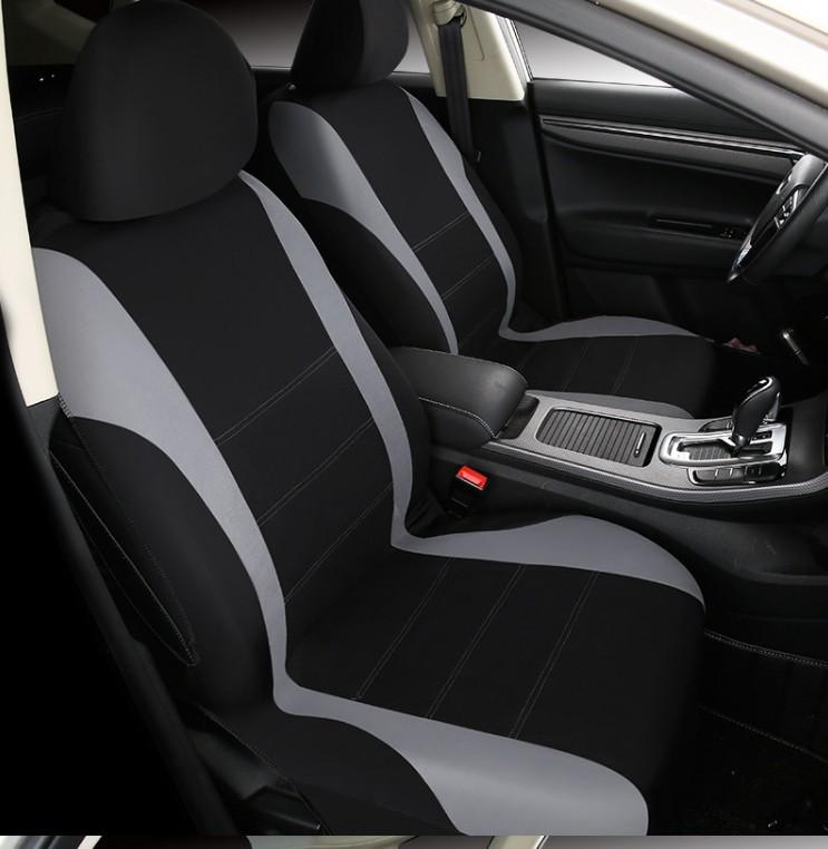 Capas para assento de carro Conjunto completo Protetor de assento de carro Capas para assento de carro Tecido de poliéster Universal Serve para a maioria das capas de carros