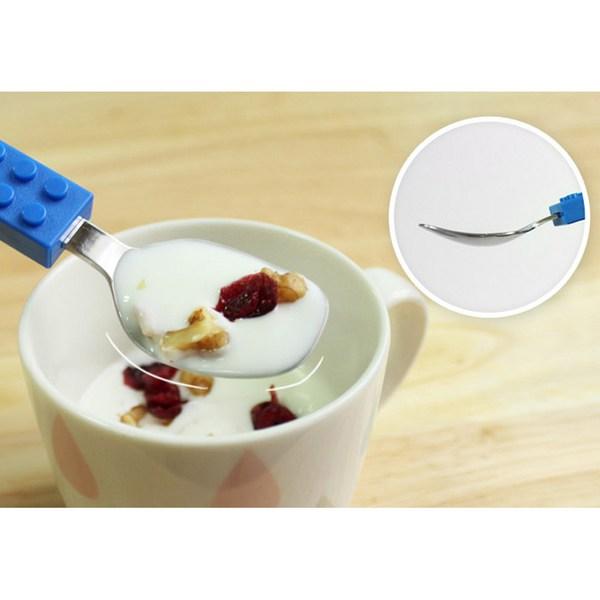 Oxford Block Spoon and Fork Case Set, Blue, 1 Set