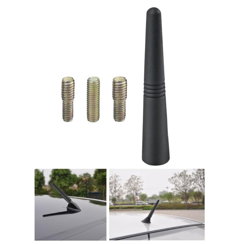 9cm Car Roof Antenna Stereo Radio FM/AM Signal Aerial Universal Amplified Antenna with Screws Auto Repair Accessories