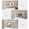 Waterproof Transparent PVC Hanging Clothes Bag Dormitory Storage Organizer Artifacts Hanging Storage Bag Easy Room Organization
