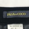 PASA DE COCO Corduroy Autumn Winter Skirt Suit Set [Women’s 9/M/Black] Pile Cotton Jacket(USED)