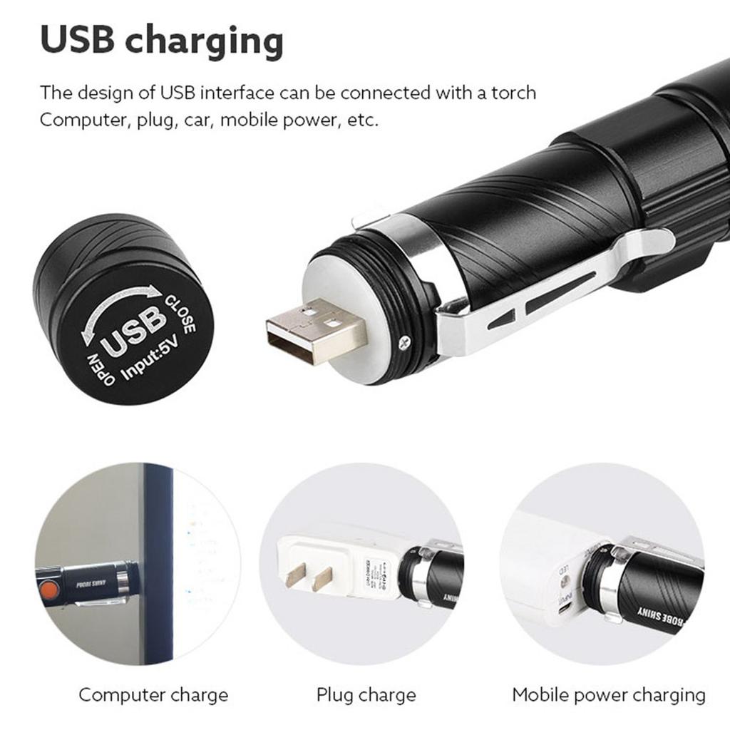 Купить Mx-616-USB Перезаряжаемый телескопический зум Мощный USB ...