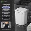 Waterproof Smart Sensor Trash Can with Automatic Lid for Kitchen, Bathroom, and Living Room