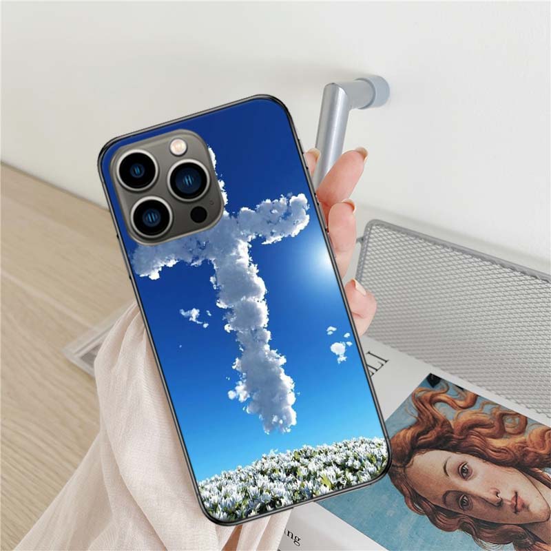 Jesus Bible Phone Case For Iphone 17 Air 16 15 Pro Max 14 Plus 16E Coque 13 Pro 12 Mini 11 Clear Cover Silicone Cute Shell Soft