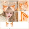 Bandeau Oreilles Réglables - Accessoire de Cheveux Costume Pelucheux pour Fête d'Halloween Jeu de Rôle