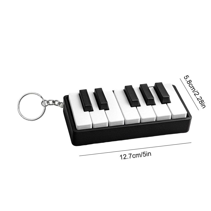 3D Printed Pla Piano Keyboard Clicker Press Type Finger Fidget Toy Stress Relief Decompression Button Relax Gift