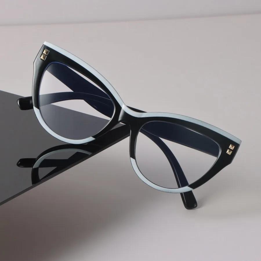 Trendy Cat Eye Frame Eyeglass Women Men Minimalist Transparent Glasses Retro Clear Lens Frame Glasses Oculos