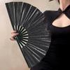 Folding Design Glitter Handheld Fan Glitter Finish Popping Fan For Rave Parties