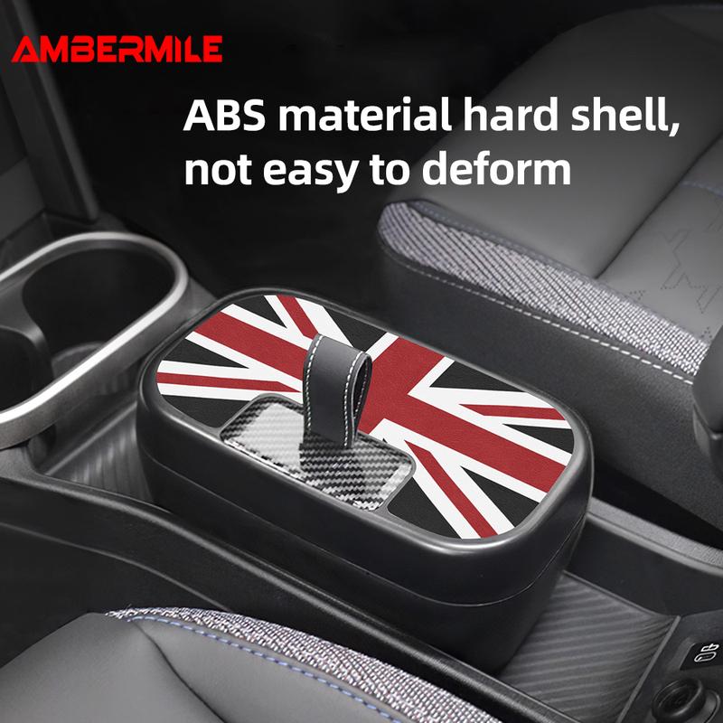 Central Control Storage Box For BMW Mini Cooper F65 F66 2024 2025 Central Armrest Storage Box Car Accessories