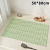 Non Slip Soft Bath Shower Mat With Textured Grip And Fast Drain Holes Perfect For Bathroom Tub Wet Floor Daily Use