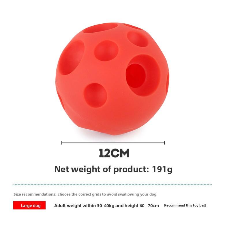 Pet Dog Durable Chew Toys Soft Vinyl Leaky Ball Bite Resistant Teeth Grinding Puzzle Toy